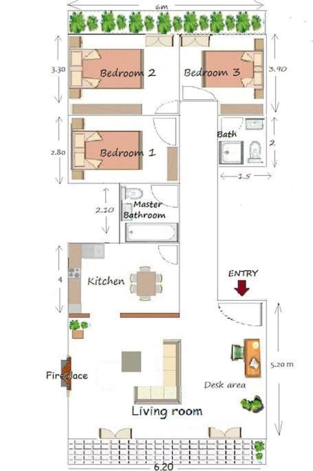 Delphic Moments - Sunny App 3br, 2ba With View Apartment Delphi